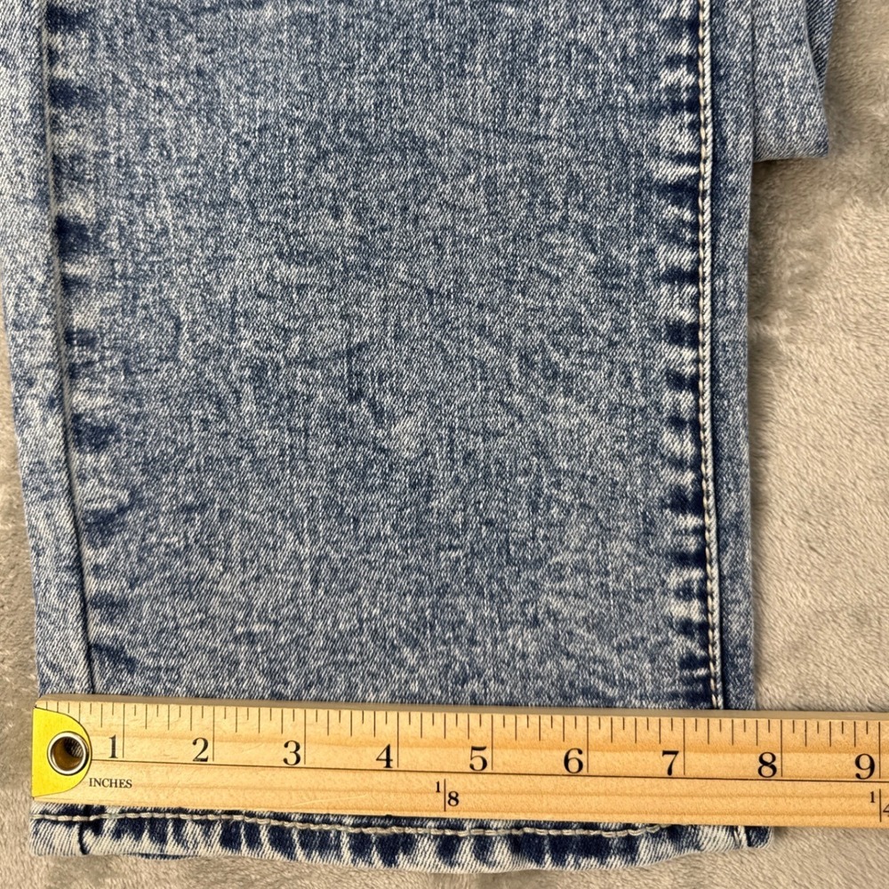 True Religion Jeans Mens 33 Ricky Big T NF Blue Acid Wash Straight NEW - Picture 7 of 11